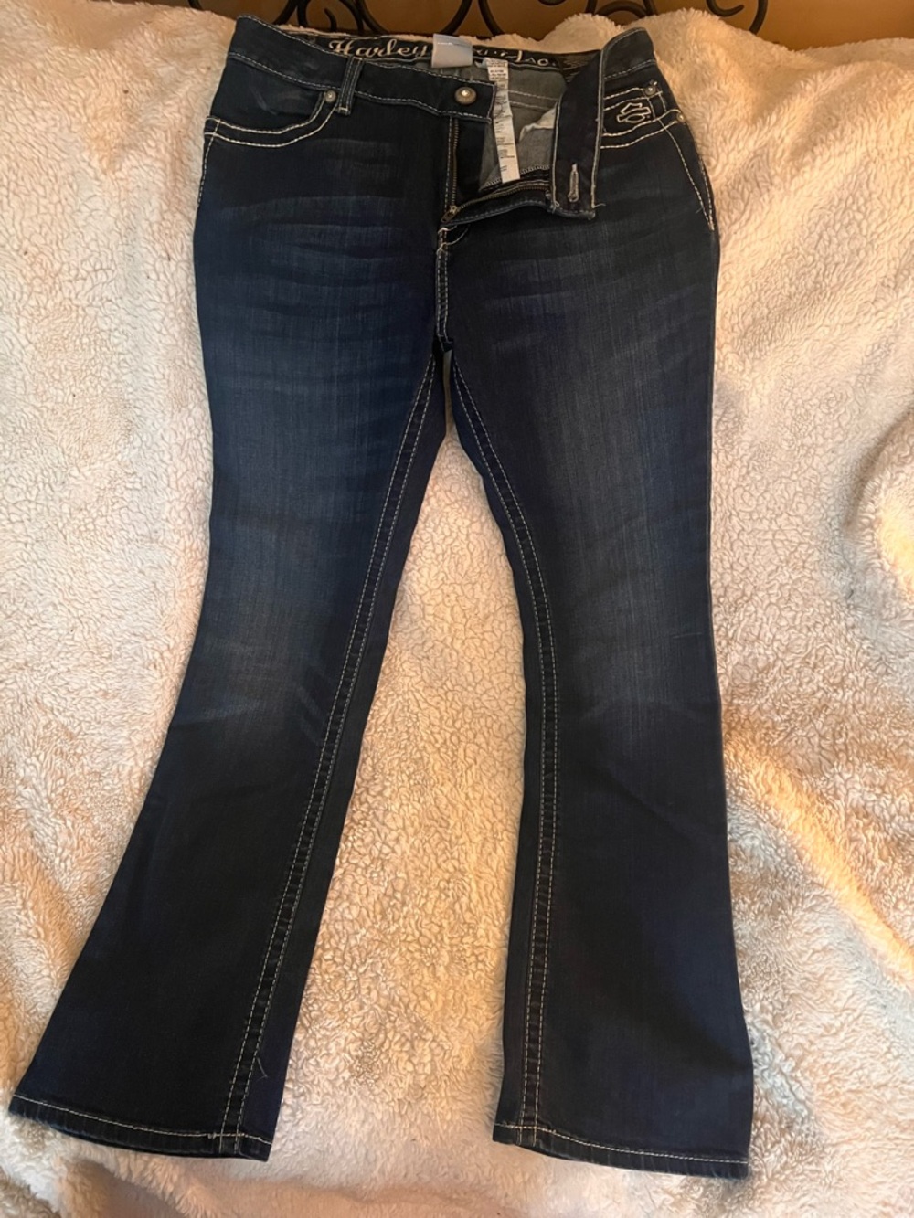 Harley Davidson Jeans Dark Wash Women's Bootcut Jeans
